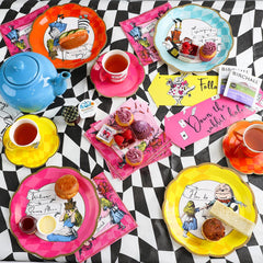 Alice in Wonderland Bright Pink Paper Napkins - 20 Pack | Party Napkins |