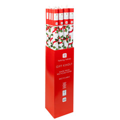 Holly Recycled Wrapping Paper - 3m - 16 Unit Display