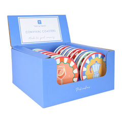 4 Drink Icons Coasters - Mixed Display - 20 Units | Summer Gifts |