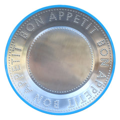 Bon Appetit Stainless Steel Reusable Plates Starter Set - 25cm | Summer Plates |