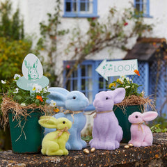 Blue Bunny Table Decoration 23.5cm | Spring Decor |