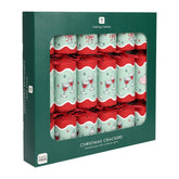 Bon Noel Green Christmas Crackers - 6 Pack | Christmas Decor |