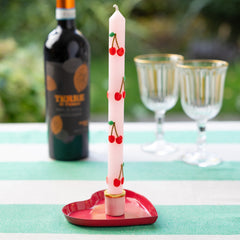Cherry Dinner Candles - 2 Pack | Summer Home Decor |