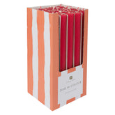 Cherry Red Dinner Candles - 25 Unit Display | Summer Home Decor |