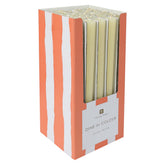 Cream Straight Dinner Candles - 25 Unit Display | Picnic Decor |
