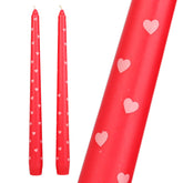 Heart Taper Dinner Candles - 2 Pack | Summer Gifts |