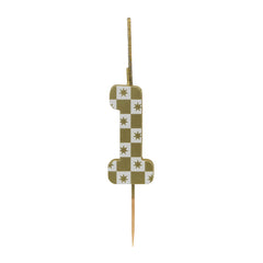 Gold Number Sparkler Duo Birthday Candles Set - 0-9 | Cake Candles |