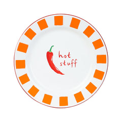 Chilli Enamel Plate - 20cm | Summer Dinner Plates |
