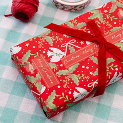 Merry Christmas Paper Tape - 20m