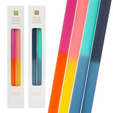 Marble 2 Tone Ombre Wax Dinner Candles Starter Set | Summer Candles |