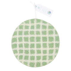 Green, Blue & Pink Checked Felt Trivets | Summer Tableware |