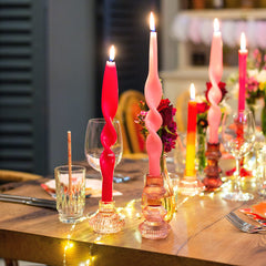 Glass Candlestick Holders Starter Set | Home Decor Gifts |