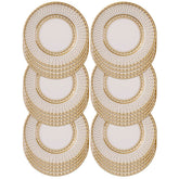 Gold Large Paper Plates - 24 Pack