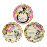 Alice in Wonderland Dainty Plates - 12 Pack | Tea Party |