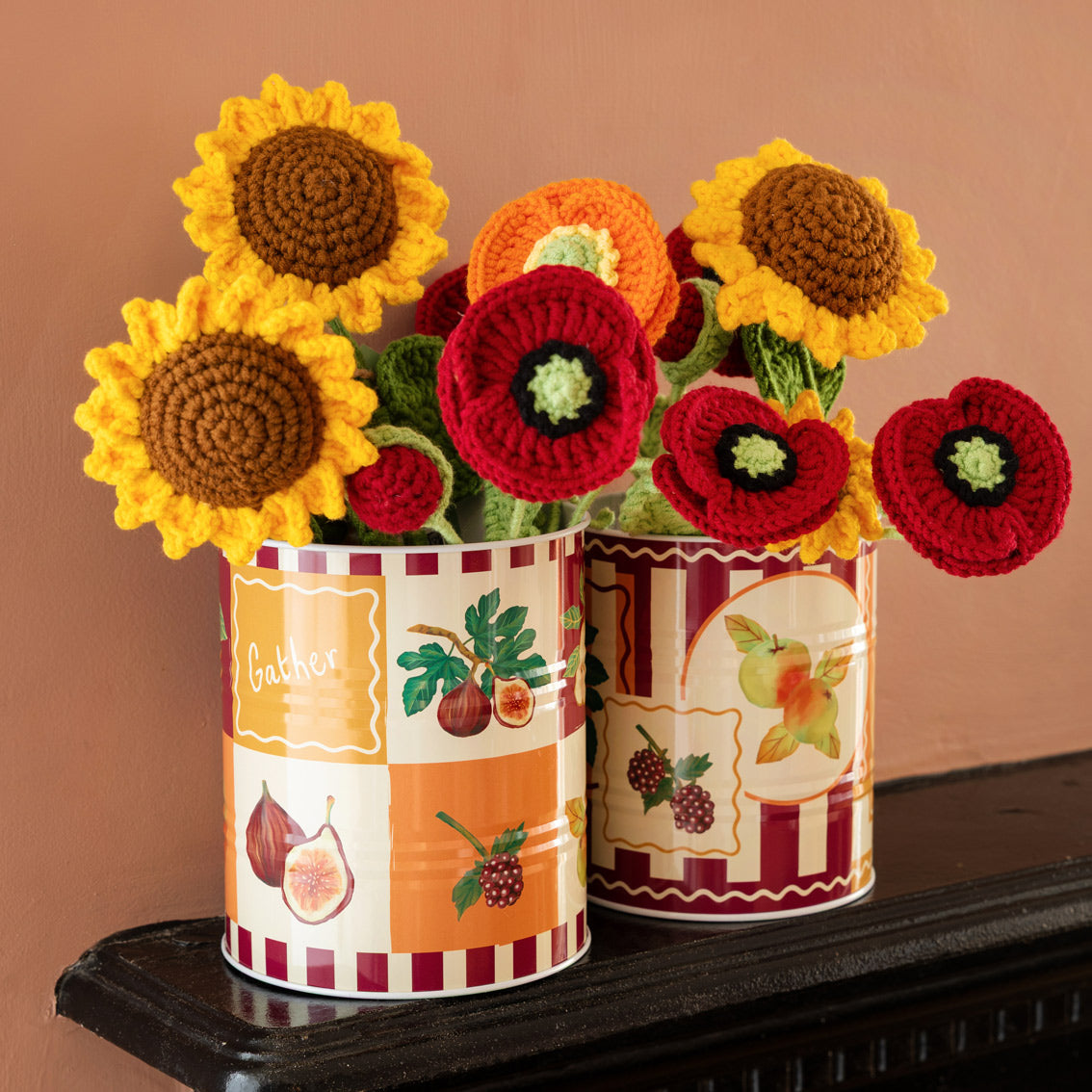 Autumn Icons Recyclable Storage Tins - 2 Pack | Fall Decor |