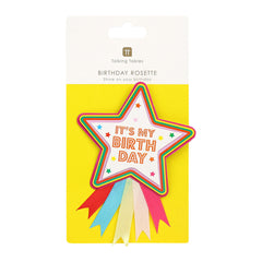 Birthday Star Rosette Badge | Party Supplies |