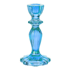 Blue Glass Candle Holder | Summer Gifts |