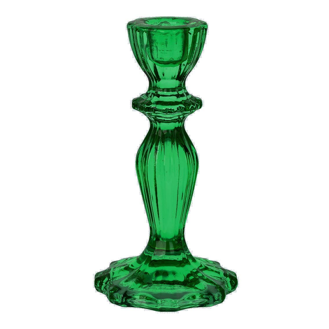 Coloured Glass Candle Holders