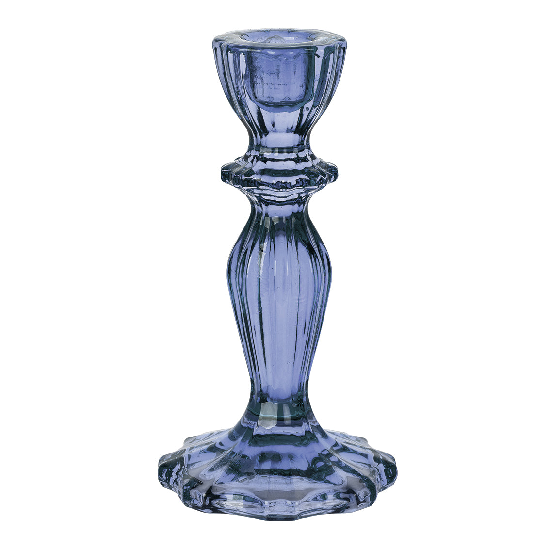 Coloured Glass Candle Holders
