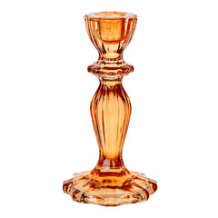 Coloured Glass Candle Holders