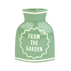 Green Ceramic Bud Vase - 10cm | Summer Decor |