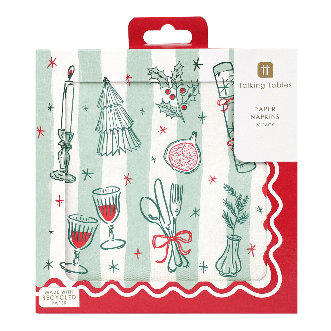Christmas Paper Napkins - 20 Pack | Christmas Decor |