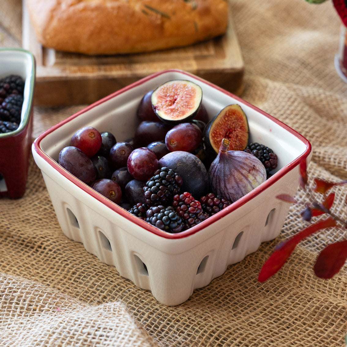 Fig Ceramic Punnet - 15cm | Autumn Kitchen Gifts |