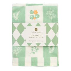 Herb Fabric Tea Towels - 2 Pack | Kitchenware |