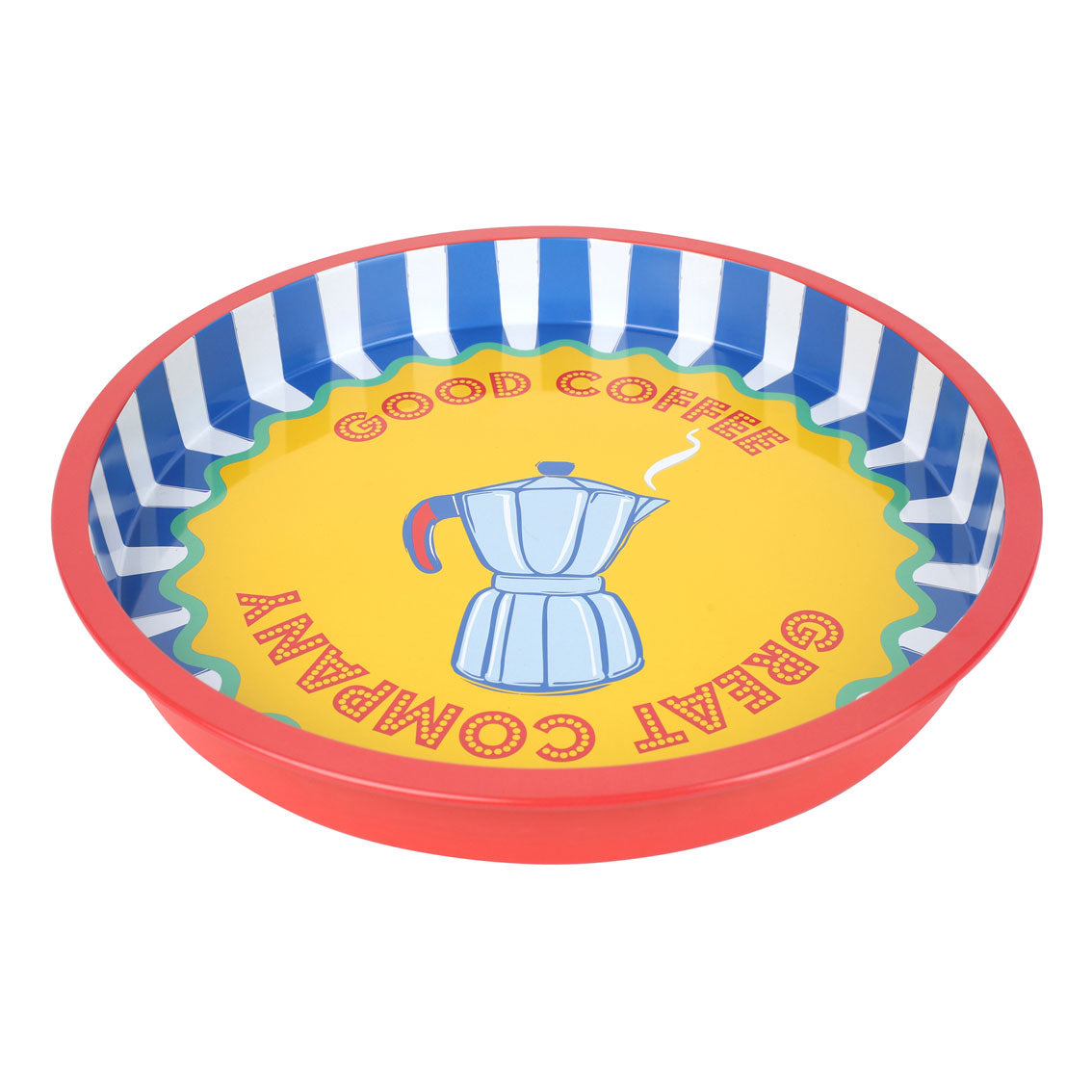 Coffee Tin Tray - 30cm | Summer Gifts |