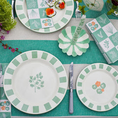 Nasturtium Enamel Plate - 20cm | Summer Dinner Plates |