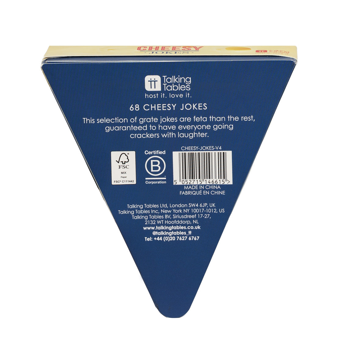 Cheesy Jokes - 8 Pack Display | Stocking Filler Gifts |