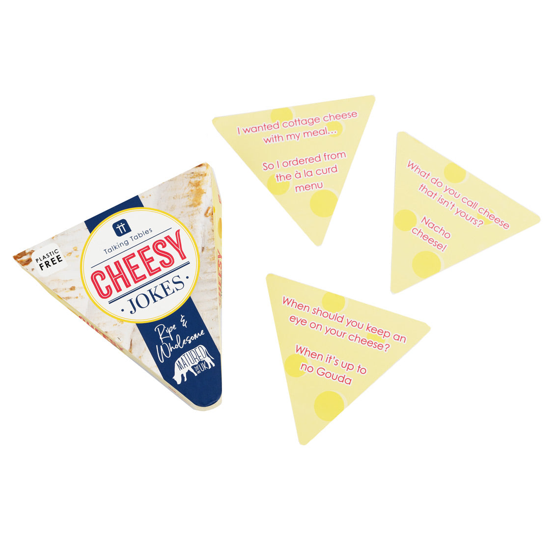 Cheesy Jokes - 8 Pack Display | Stocking Filler Gifts |