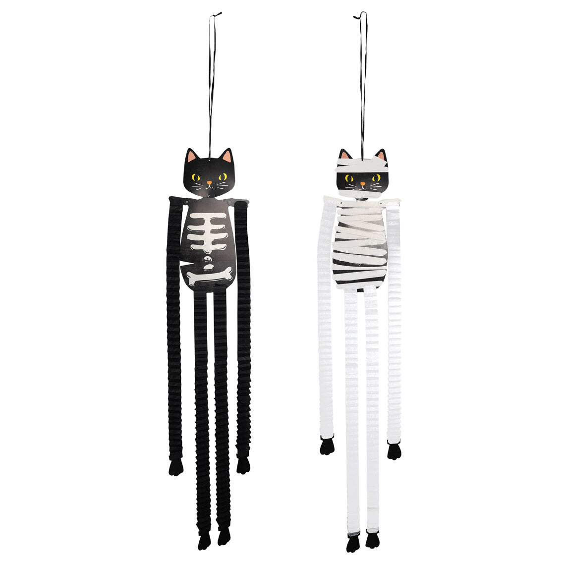 Halloween Cats Honeycomb Decoration - 2 Pack