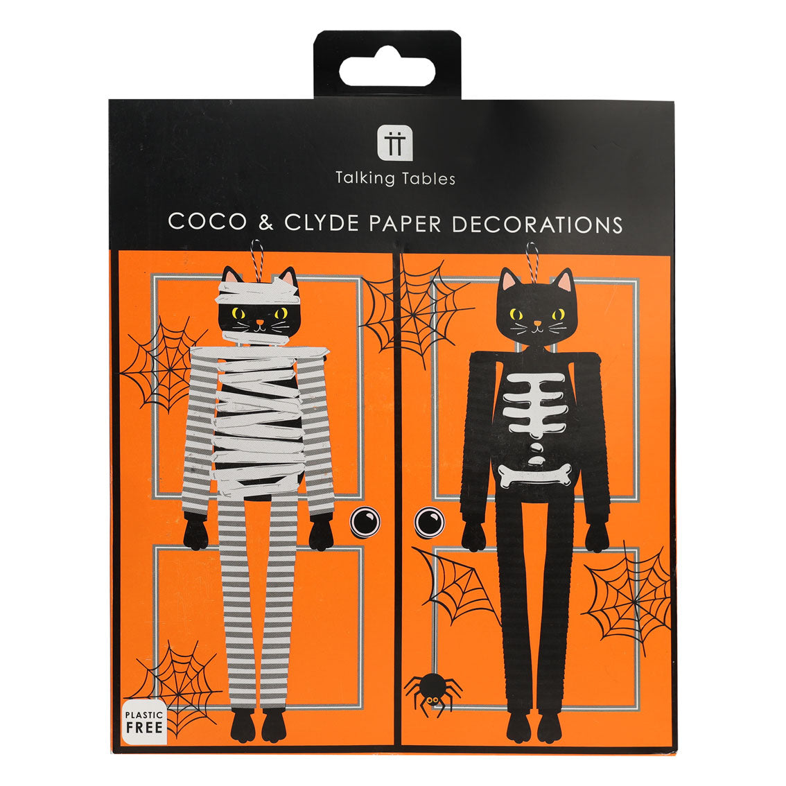 Halloween Cats Honeycomb Decoration - 2 Pack