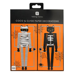 Halloween Cats Honeycomb Decoration - 2 Pack