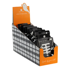 Halloween Ghost Light Up LED Necklace - 8 Unit Display | Halloween Decor |