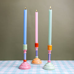 Enamel Candle Holders | Summer Home Decor Gifts |