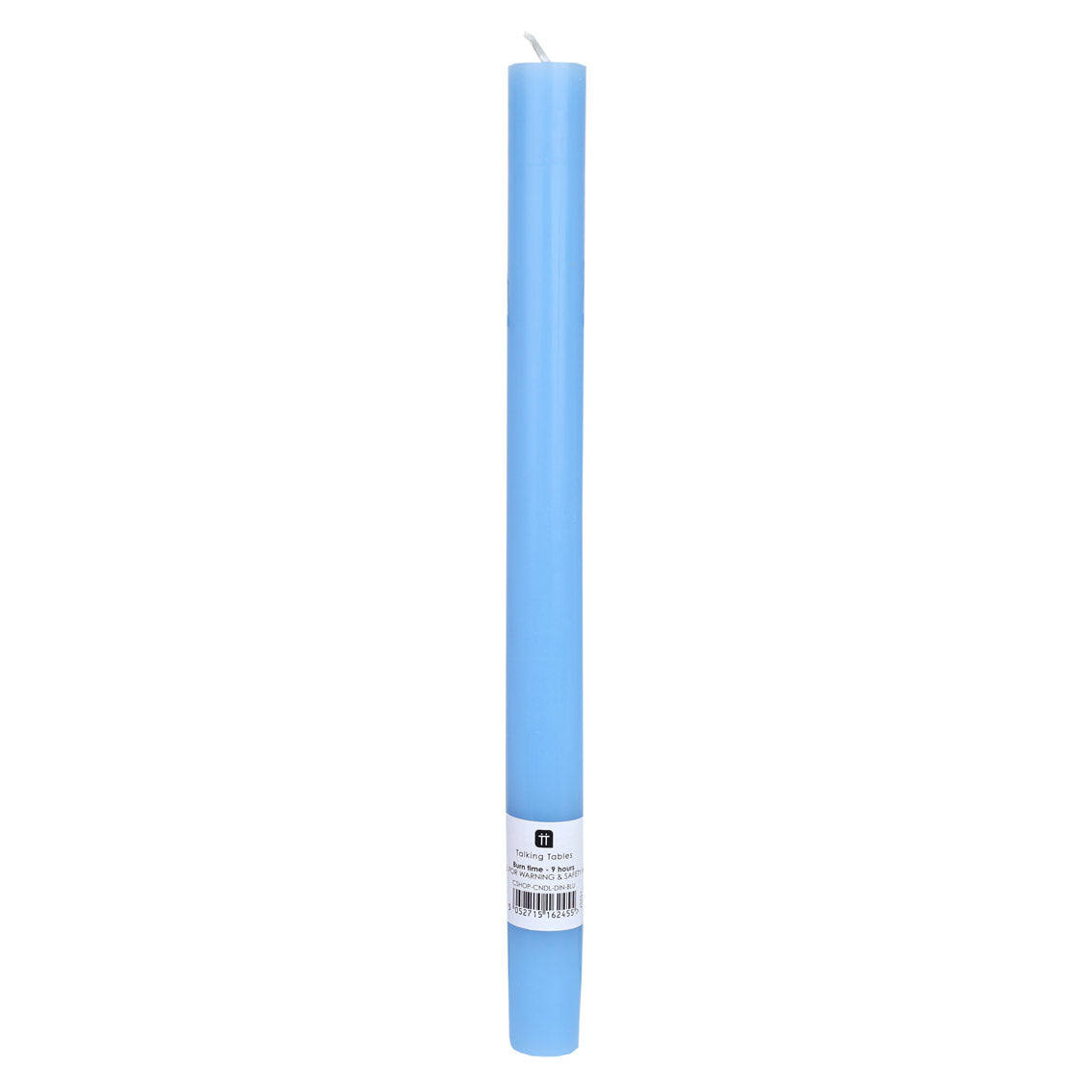 Blue Straight Dinner Candles - 25 Unit Display | Picnic Decor |