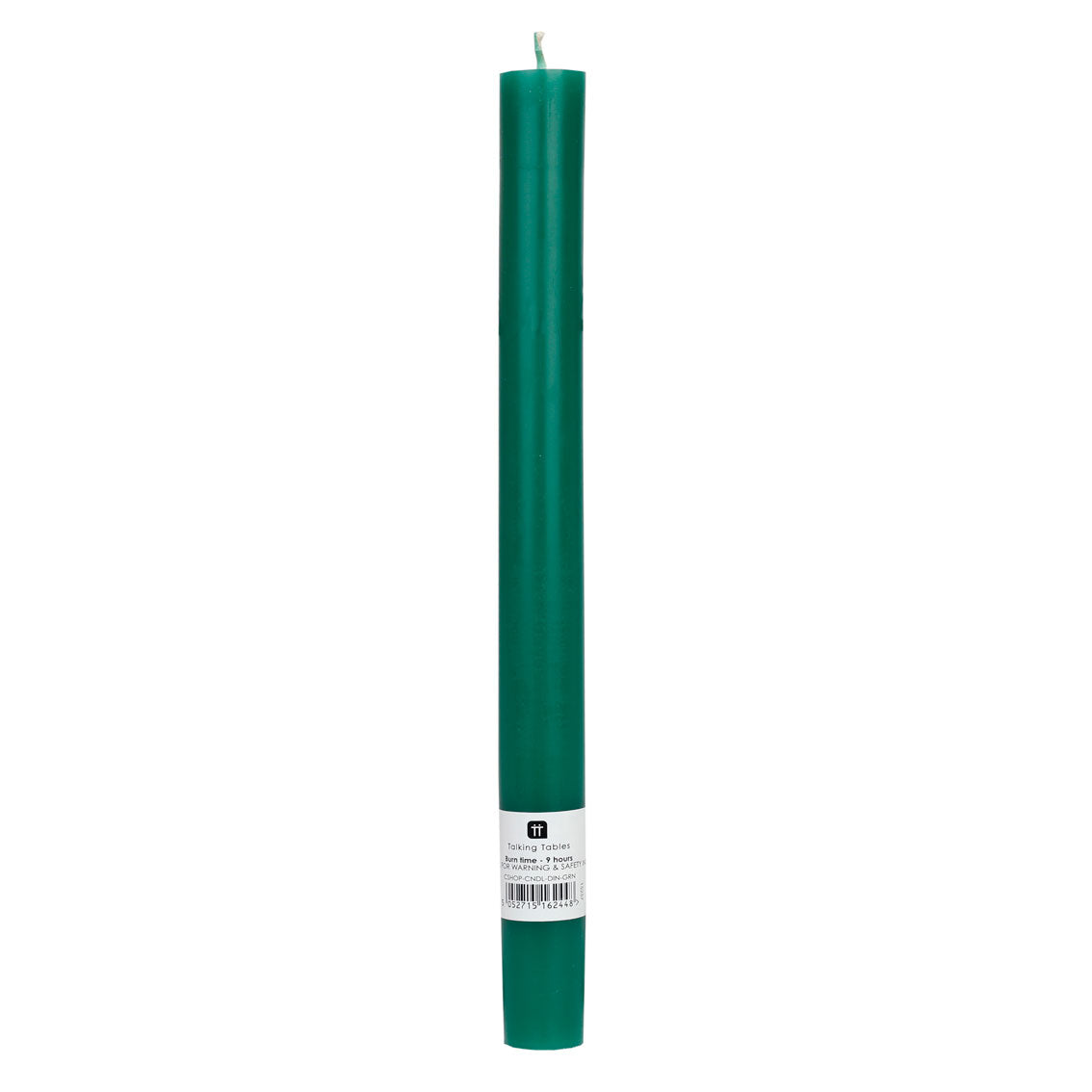 Green Straight Dinner Candles - 25 Unit Display | Summer Home Decor |