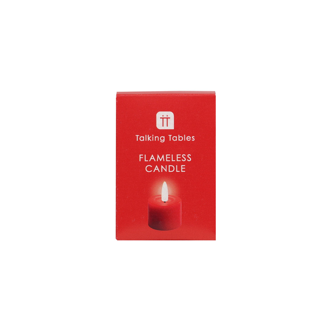 Flameless LED Tealight Candle - Red - 12 Unit Display | Home Decor |