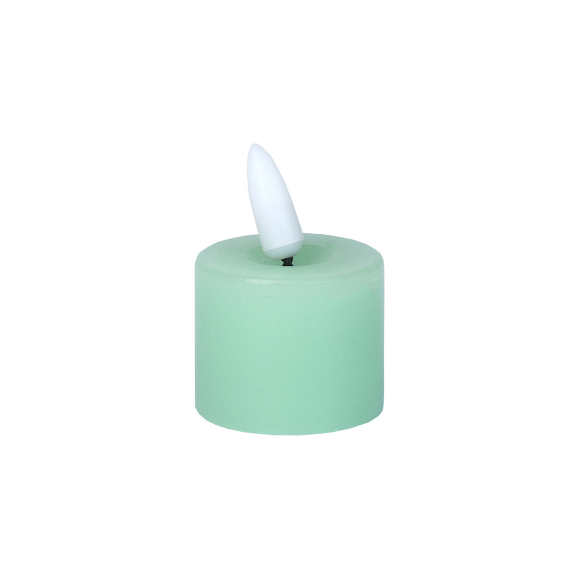 Flameless LED Tealight Candle - Sage Green - 12 Unit Display | Home Decor |