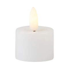 Flameless LED Tealight Candle - White - 12 Unit Display | Home Decor |