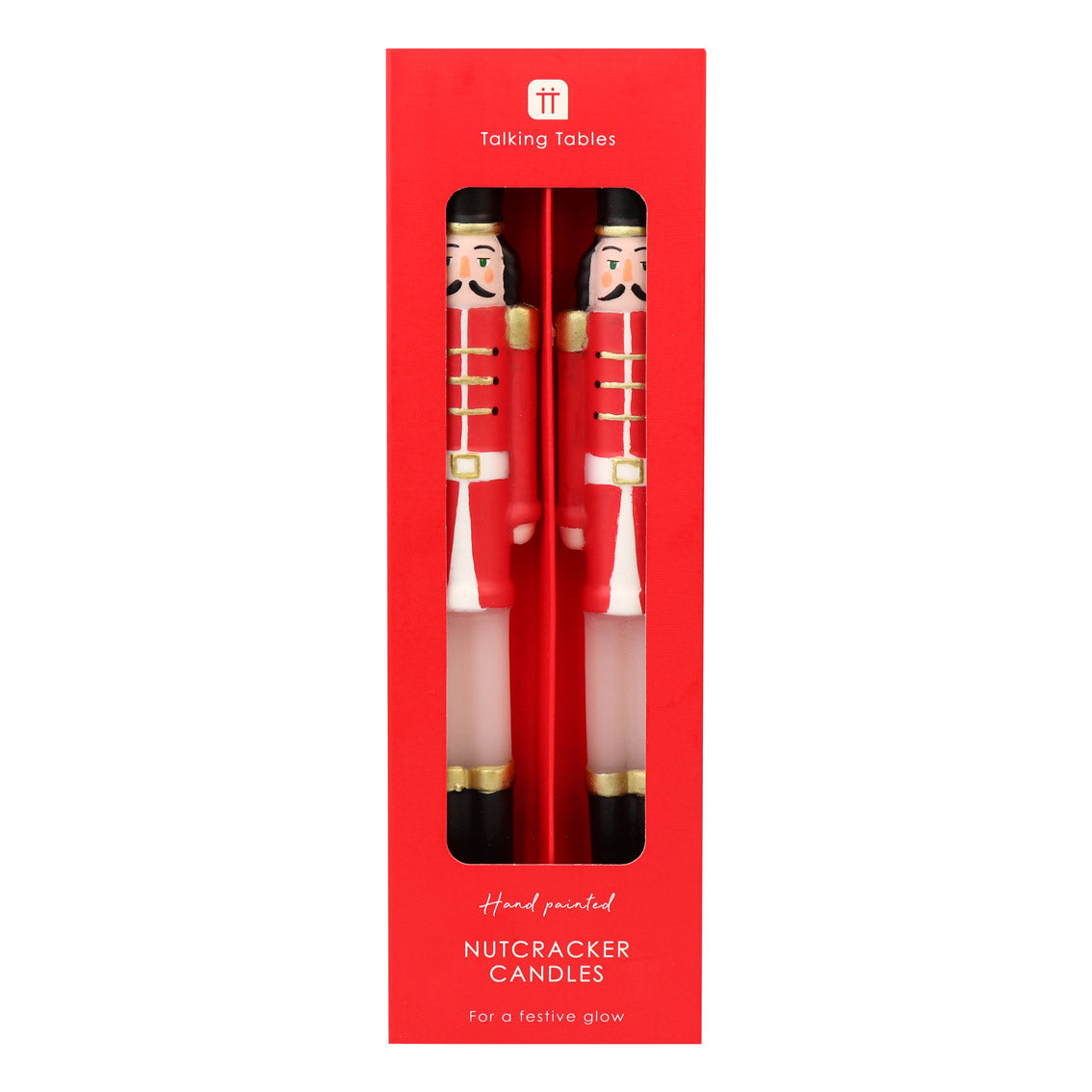 Nutcracker Christmas Dinner Candles - 2 Pack | Nutcracker Decor |