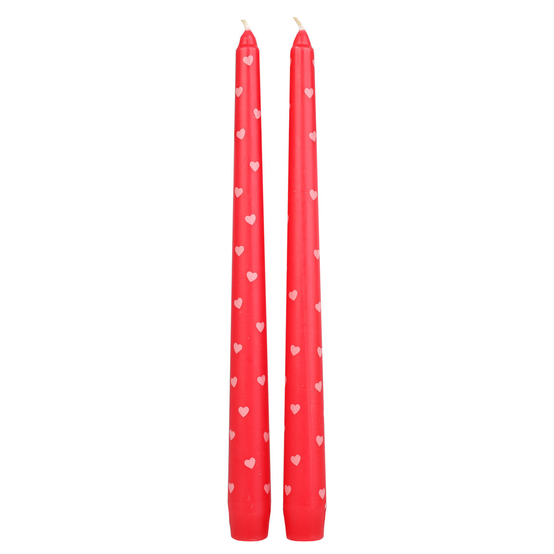 Heart Taper Dinner Candles - 2 Pack | Summer Gifts |