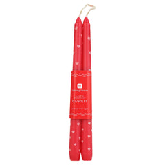 Heart Taper Dinner Candles - 2 Pack | Summer Gifts |