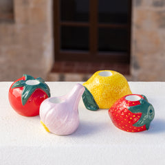 Garlic Ceramic Candle Holder | Summer Gifts |