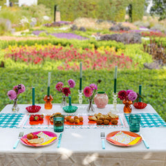 Green Gingham Table Runner - 2m  | Summer Tableware |
