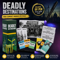 Berlin Murder Mystery Game - Deadly Destinations | Murder Mystery Game |