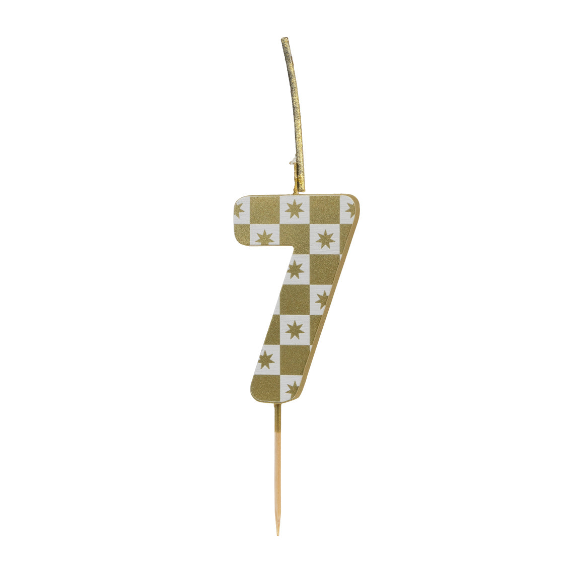 Gold Number Sparkler Duo Birthday Candles Set - 0-9 | Cake Candles |
