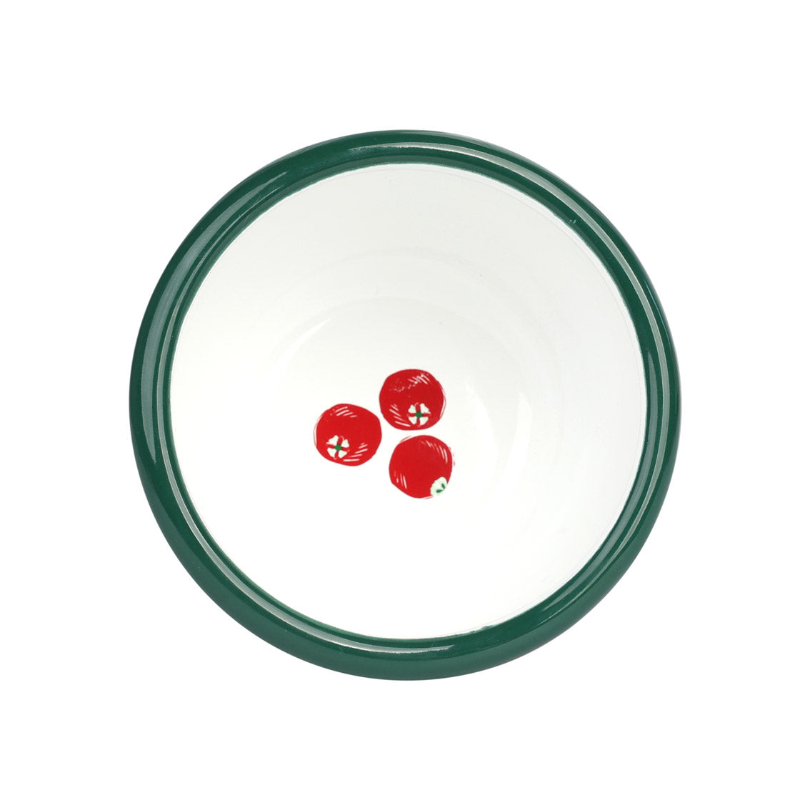 Cranberry Enamel Bowl - 10cm | Christmas Gifts |